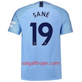 Manchester City Fodboldtrøjer Sane 19 Hjemmebanesæt 2018/19 Kort ærmer
